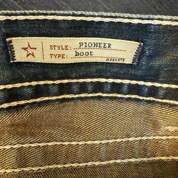 Big Star Dark Blue Bootcut Jeans - Picture 2 of 4